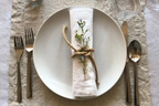 White Table Napkins - Set of 6
