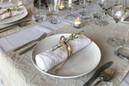 White Table Napkins - Set of 6