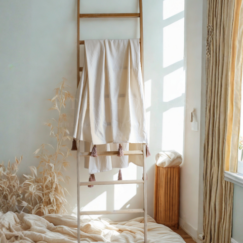 Bali - Tassles Throw (Natural)