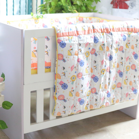 Yellow Shores - Crib Bedding Set