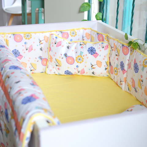 Yellow Shores - Crib Bedding Set