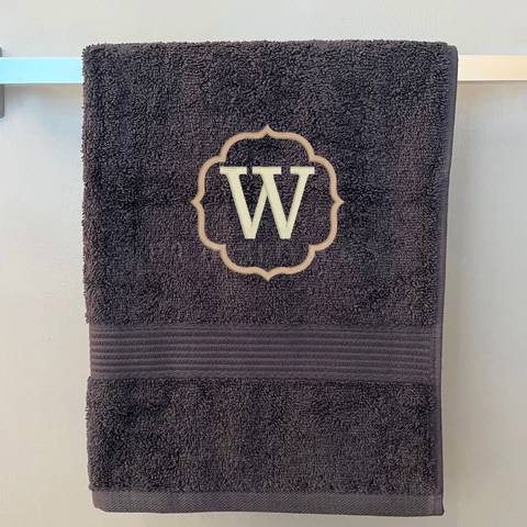 Personalized Monogrammed Hand Towels Choose Your Thread Color
