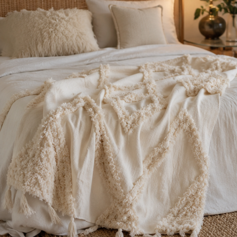Ivory Organic - Handmade Throw