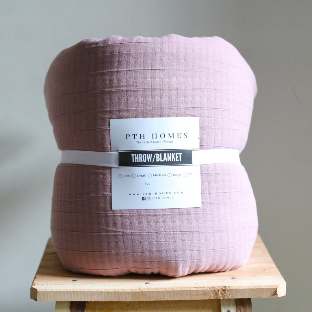 Dusty Mauve - Coverlet