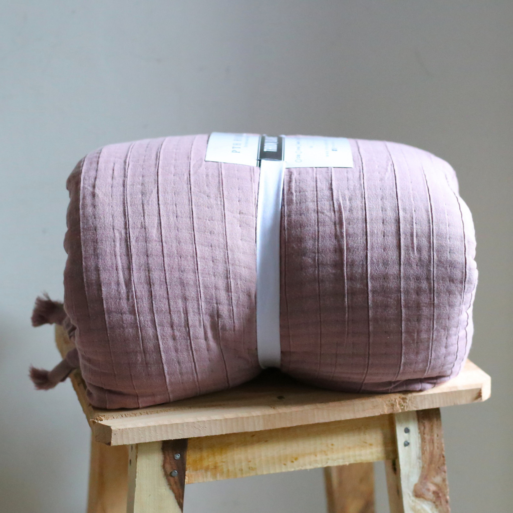 Dusty Mauve - Coverlet
