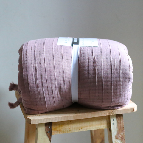 Dusty Mauve - Coverlet