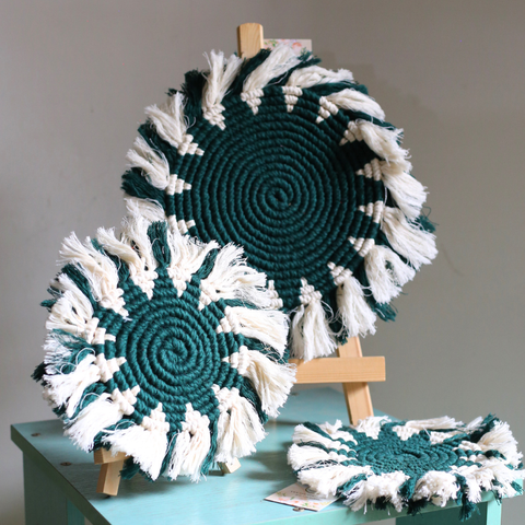 Macrame - Coasters (Set of 3)