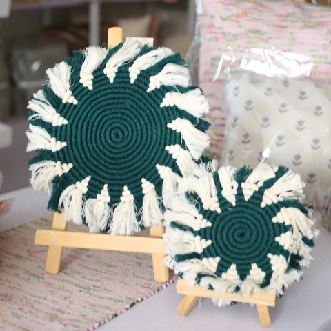 Macrame - Coasters (Set of 3)