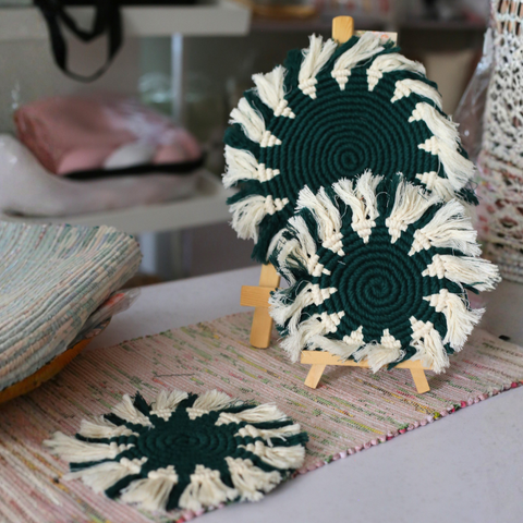 Macrame - Coasters (Set of 3)