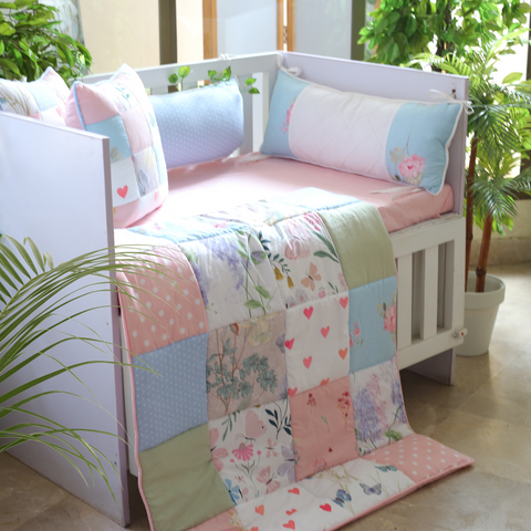 Patchwork - Crib Bedding Set