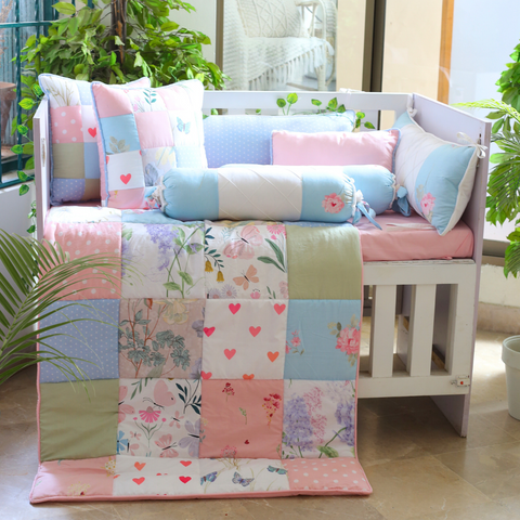 Patchwork - Crib Bedding Set