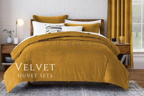 Velvet Duvet Cover Set