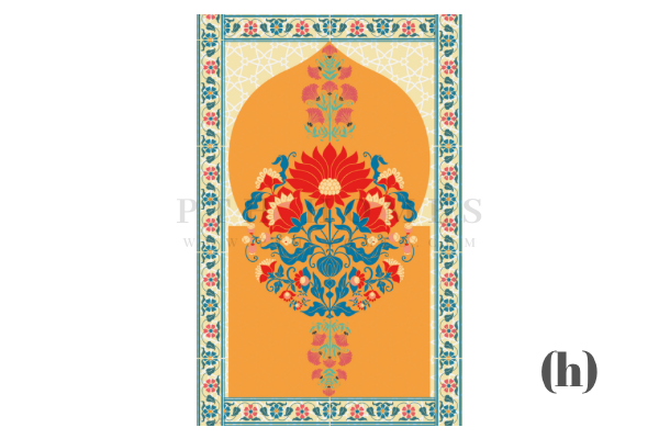 Floral - Velvet Padded Janamaz (Available in 10 designs)