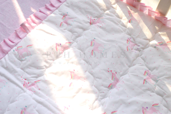 Rainbow Unicorn - Crib Bedding Set