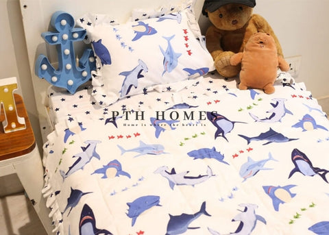 Baby Shark - Crib Bedding Set