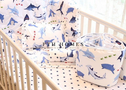 Baby Shark - Crib Bedding Set