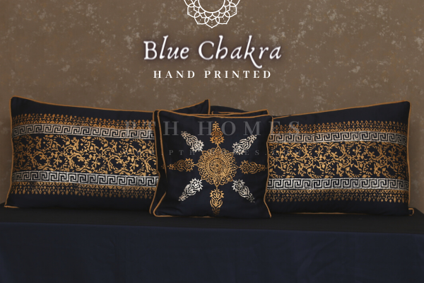 Blue Chakra - Block Printed