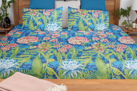 Blue Gardens - Export Quality Cotton