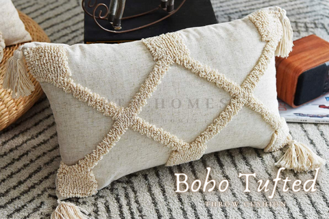 Boho Tufted - Cushion Cover