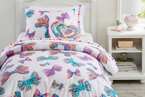 Butterfly Love - Cotton Percale - Duvet Cover Set