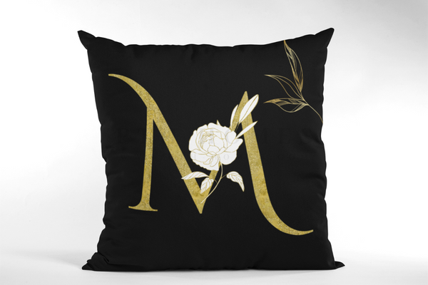 Cushions with top initials on them