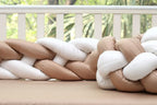 Customized Beige & White – Braided Bedding Set