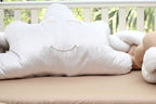 Customized Beige & White – Braided Bedding Set