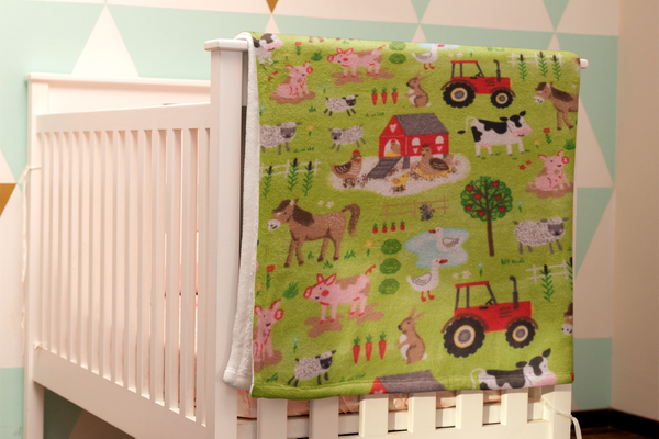 Farm Animals - Baby Blanket
