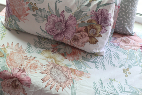 Floret Tranquility - Cotton Percale