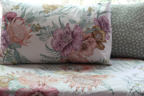 Floret Tranquility - Cotton Percale