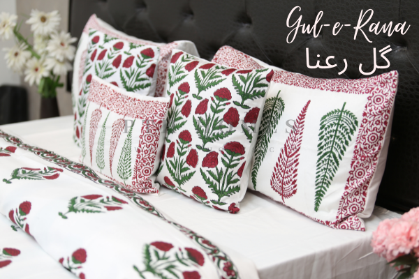 Gul-e-Rana - Block Printed