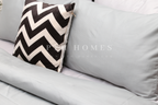 Harbour Gray - Cotton Sateen
