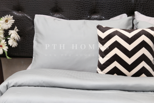 Harbour Gray - Cotton Sateen
