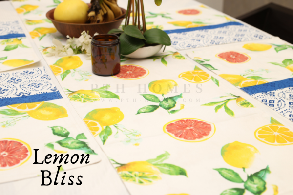 Lemon Bliss - Tablemats &amp; Runner
