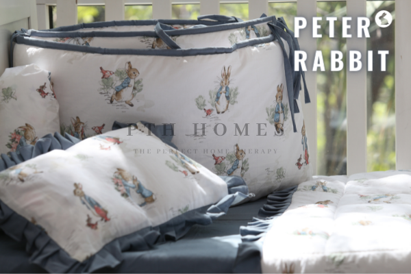 Peter rabbit top crib set