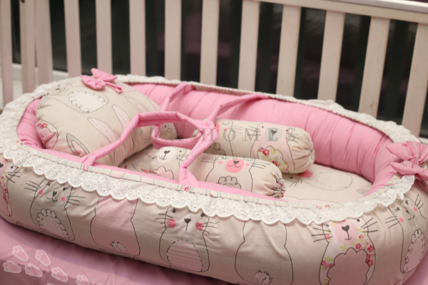 Pink Bunny - Baby Nest