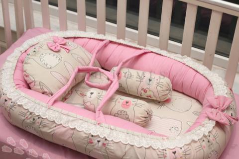 Pink Bunny - Baby Nest