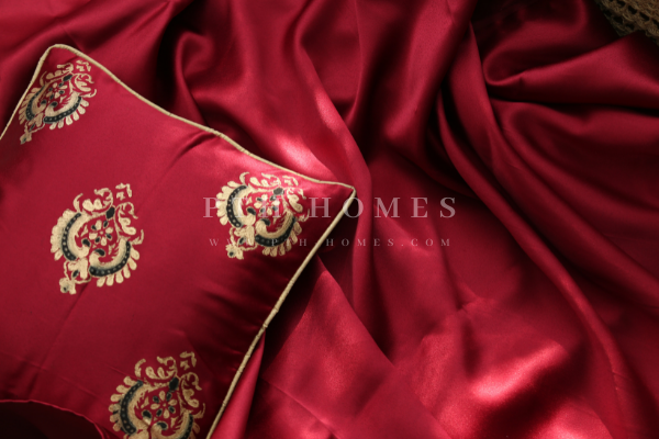 Regal Maroon - Block Printed