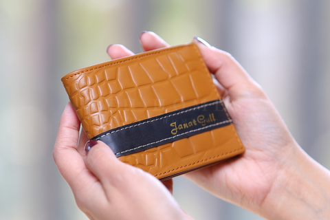 Textured Copper - Genuine Leather Wallet