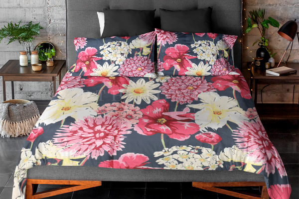 Grace Fleur - Cotton Percale - Bedsheet Set
