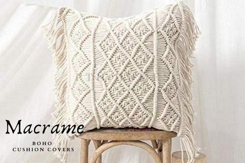 Macrame - Boho Cushion Cover